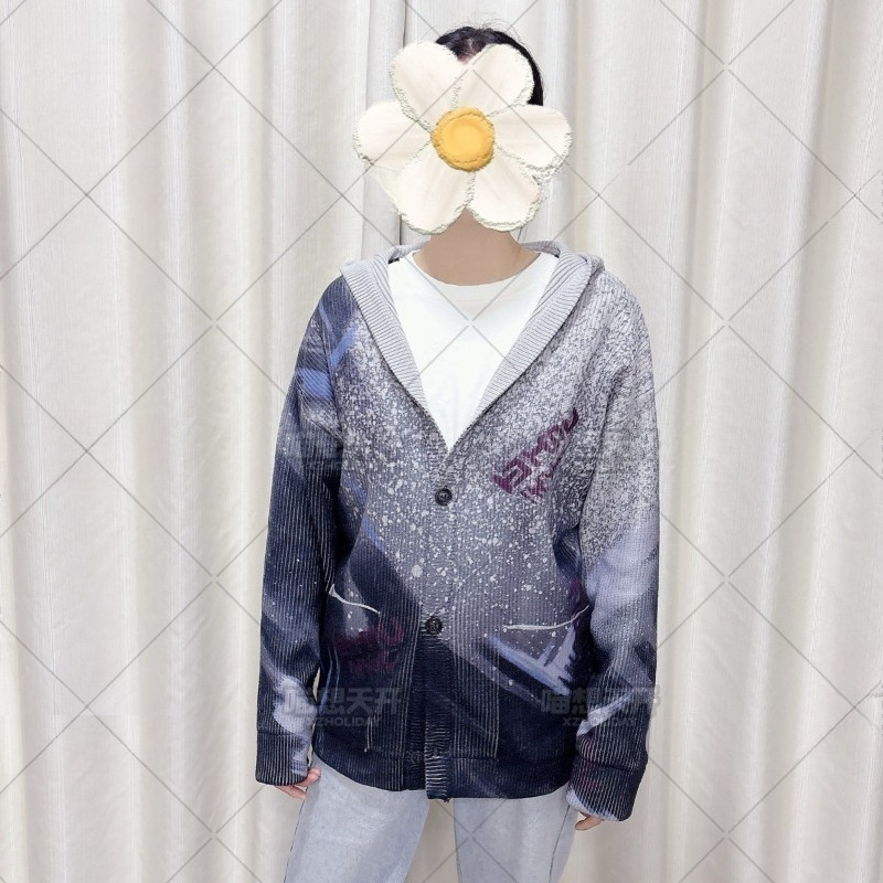 Sylus Costume Game Love and De - Knitted Cardigan Men 评论和价格