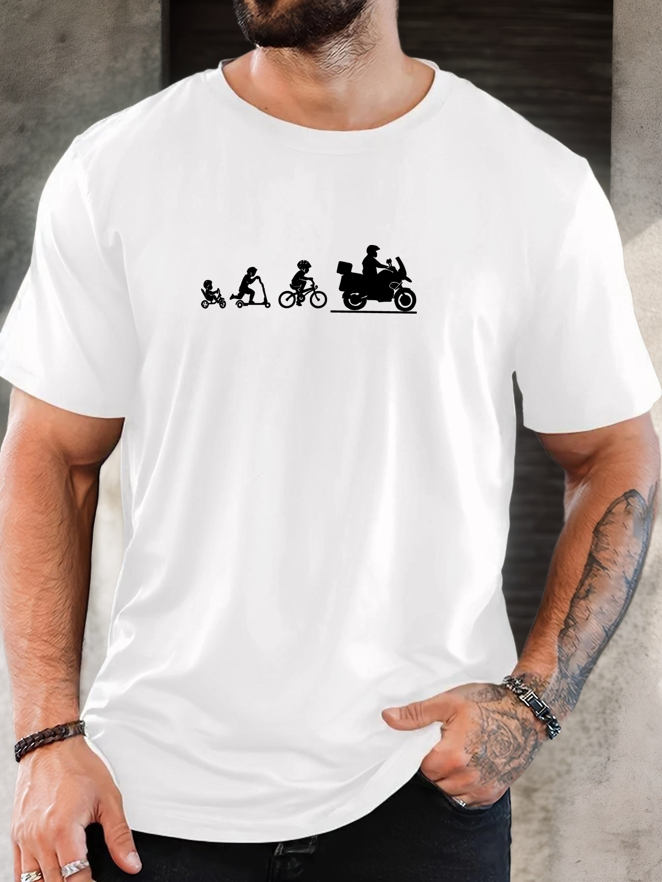 Fashion Mens Black Basic Tee D - Men'S Fashion Evolution 评论和价格