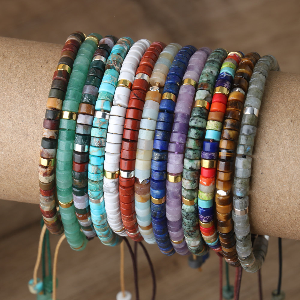 Natural Stone Disc Spacer Bead - Mens Fashion Discord 评论和价格