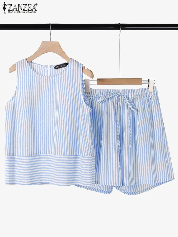 ZANZEA Summer Women Short Suit - Mens Fashion Summer 2025 评论和价格