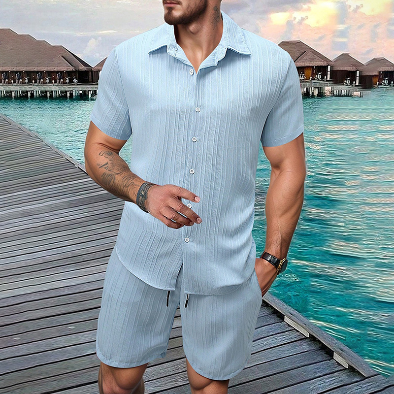 2026 New Men Vertical Wrinkle  - Men'S Fashion For Summer 2026 评论和价格