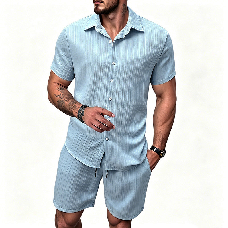 2026 New Men Vertical Wrinkle  - Men'S Fashion For Summer 2026 评论和价格