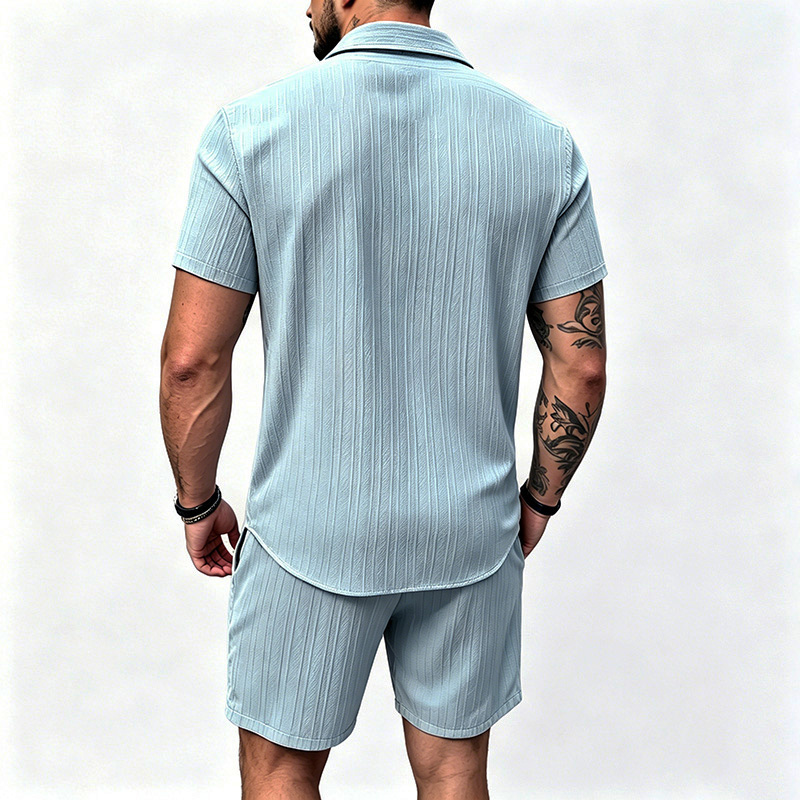 2026 New Men Vertical Wrinkle  - Men'S Fashion For Summer 2026 评论和价格