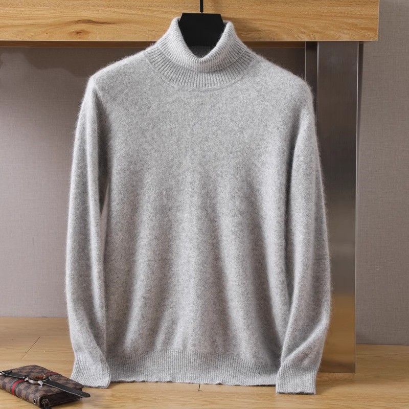 Men's 100% pure Mink velvet Ca - Knitted Cardigan Men 评论和价格
