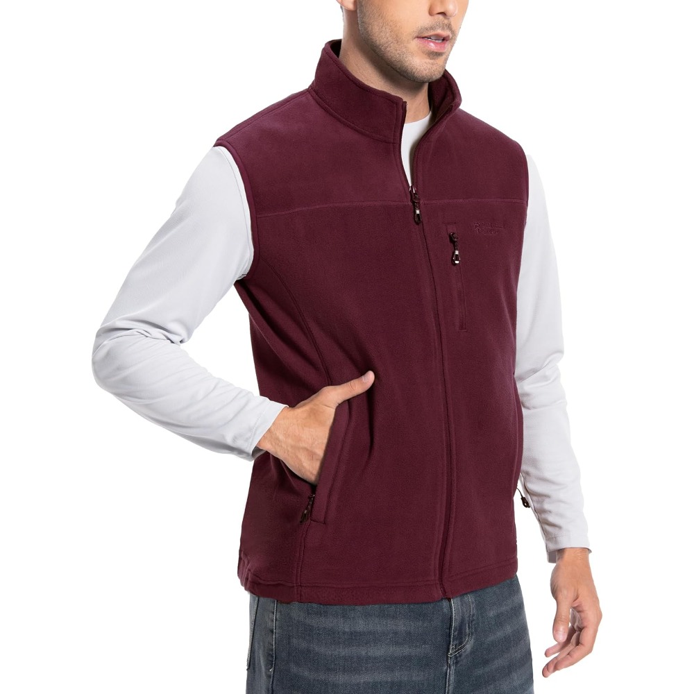 Pioneer Camp Fleece Vest Men's - Windbreaker Men Zip 评论和价格