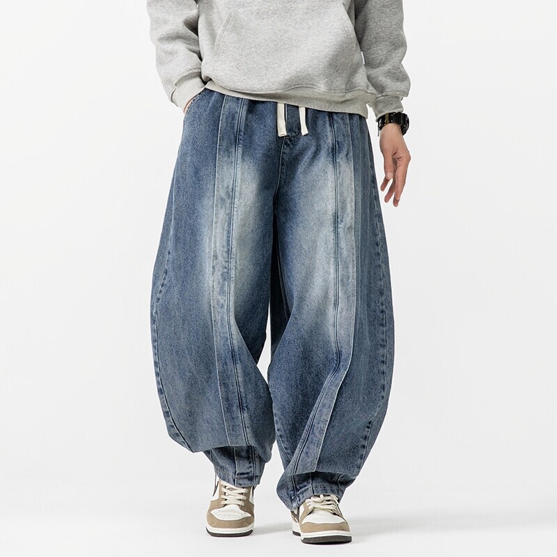 2025 New Vintage Harem Pants M - Men'S Fashion Linen Pants 评论和价格