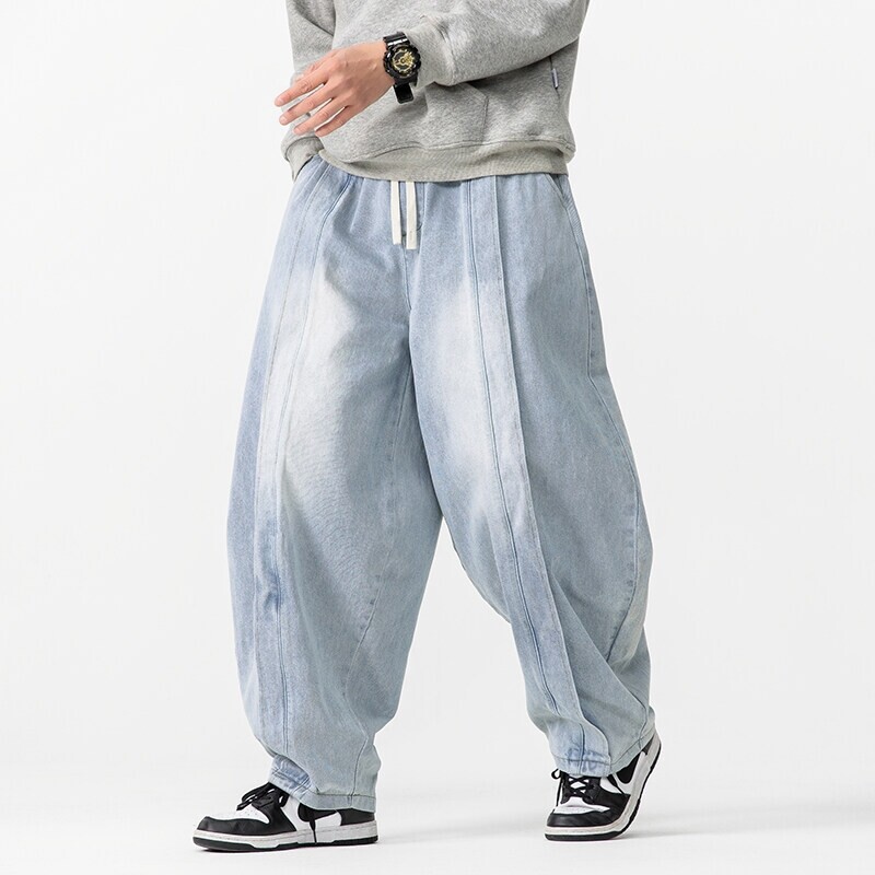 2025 New Vintage Harem Pants M - Men'S Fashion Linen Pants 评论和价格