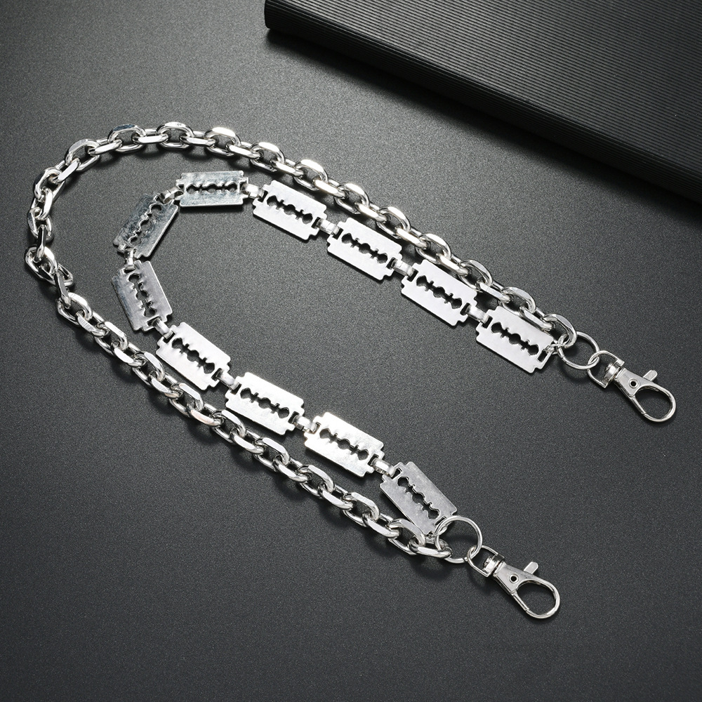 Punk Metal Chain Keychains for - Men'S Fashion Linen Pants 评论和价格