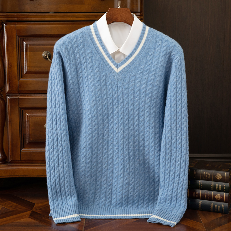 Autumn And Winter New Thickene - Knitted Cardigan Men 评论和价格