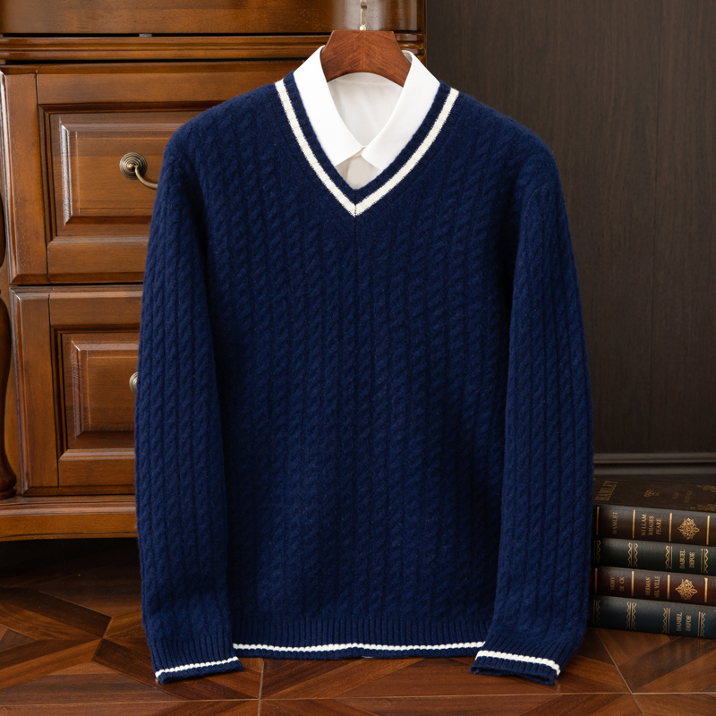 Autumn And Winter New Thickene - Knitted Cardigan Men 评论和价格
