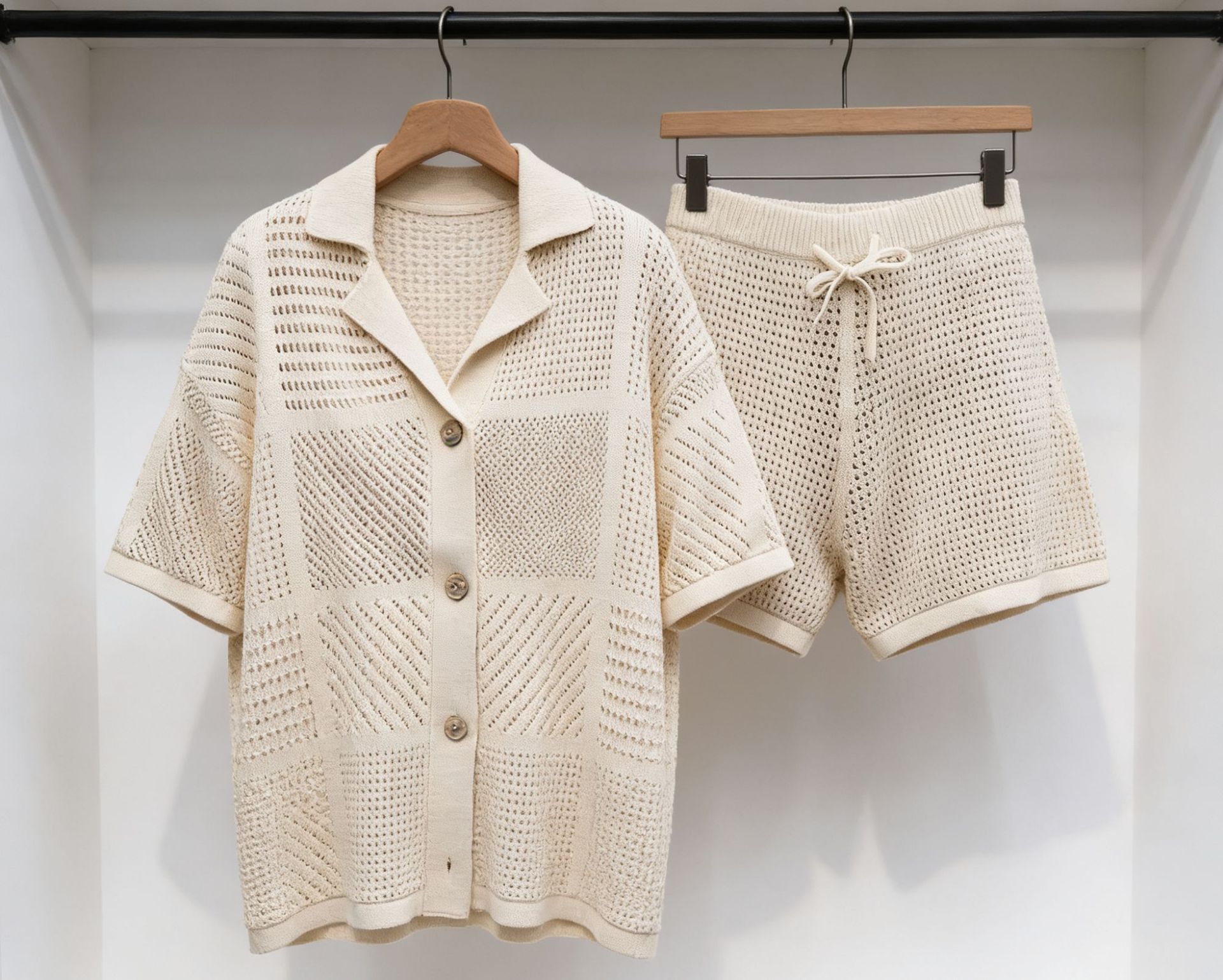 Knit Hollow Out Cardigan Tops  - Knitted Cardigan Men 评论和价格