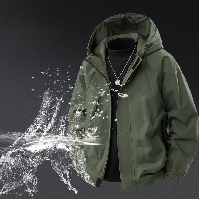 Unisex Waterproof Tactical Jac - Windbreaker Men Zip 评论和价格